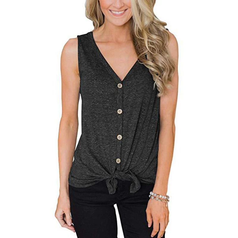 Женский топ на бретелях новый стиль сплошной цвет v образный вырез женский