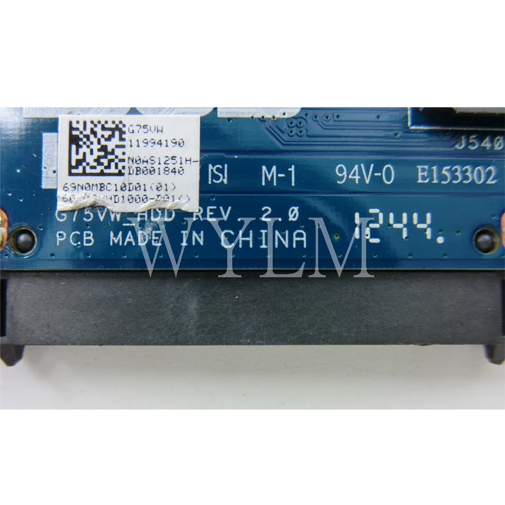 G75VW HDD плата для ASUS G75V жесткий диск ноутбука Материнская протестирована хорошо |