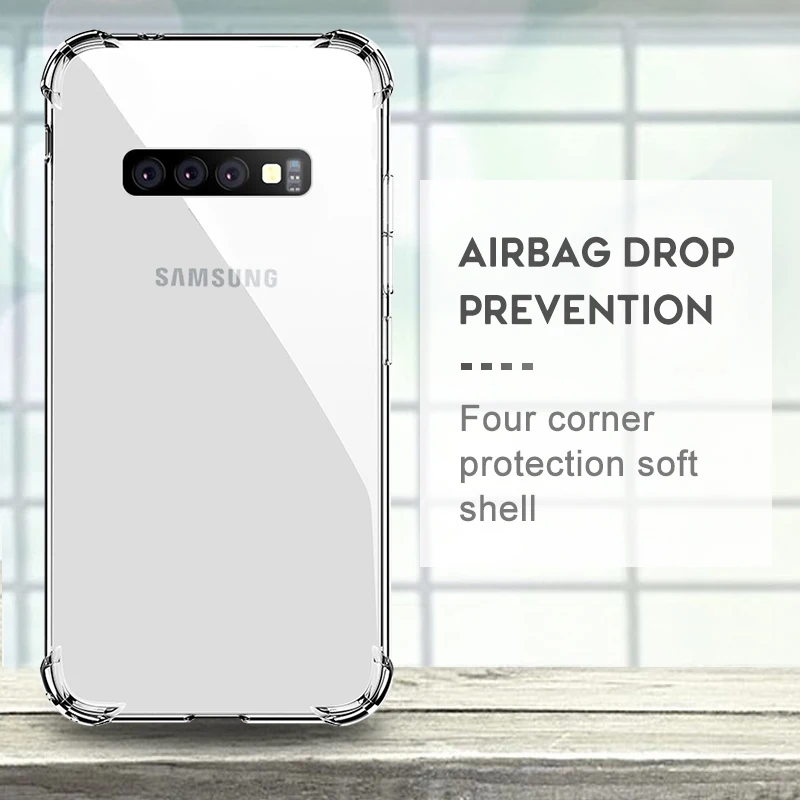 Чехол для телефона из ТПУ Samsung Galaxy S10 Plus S10e S20 FE S21 Ultra силиконовый чехол оболочка