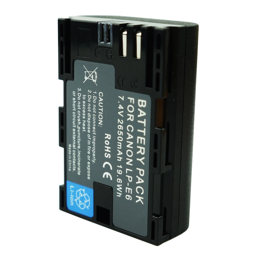 Зарядное устройство для Canon EOS 5DS R 5D Mark II III 6D 7D 60D 60Da 70D 80D DSLR 2 шт.|lp e6|battery lp e6lp-e6 battery |