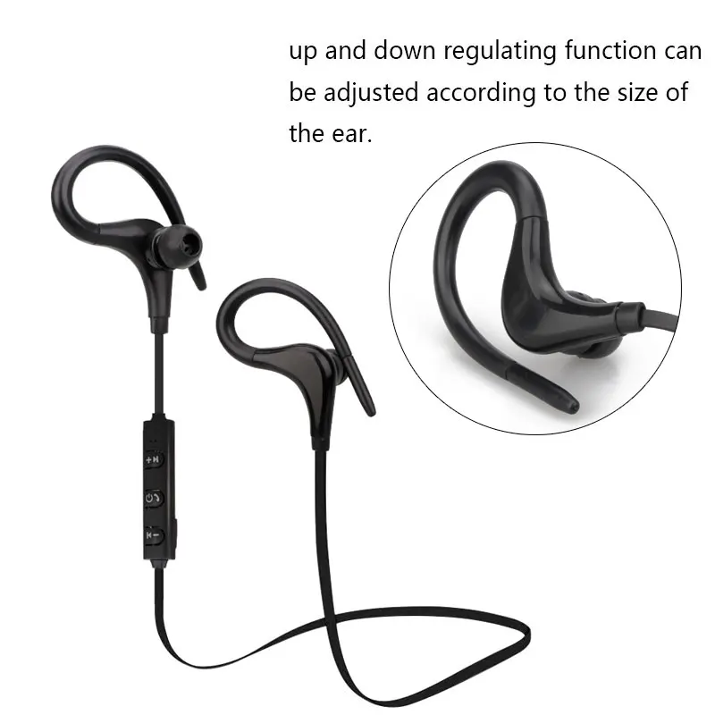 bluetooth наушники Bluetooth 4.1 Ушные крючки с микрофоном для iPhone Xiaomi Samsung Huawei Fone де ouvido