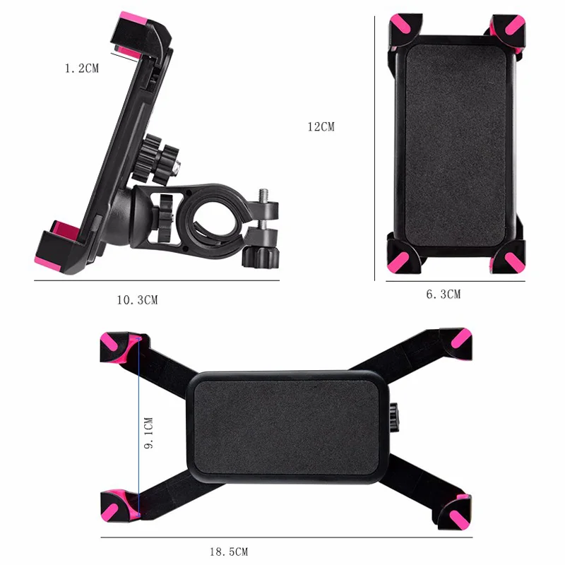 ROCKBROS велосипедный держатель для телефона Регулируемый универсальный