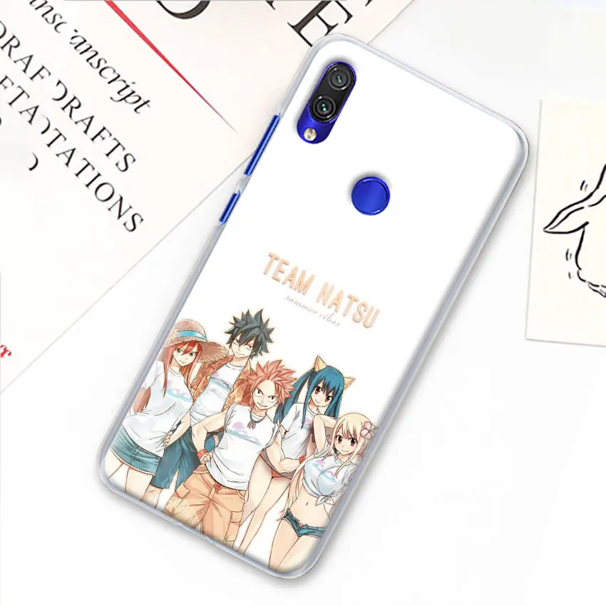 Аниме Манга Сказочный хвост чехол для телефона для Xiao mi Red mi 7 5 6 Pro Note 7 Pro 5 5A 6 mi A1 A2 8 Lite 9 чехол Coque