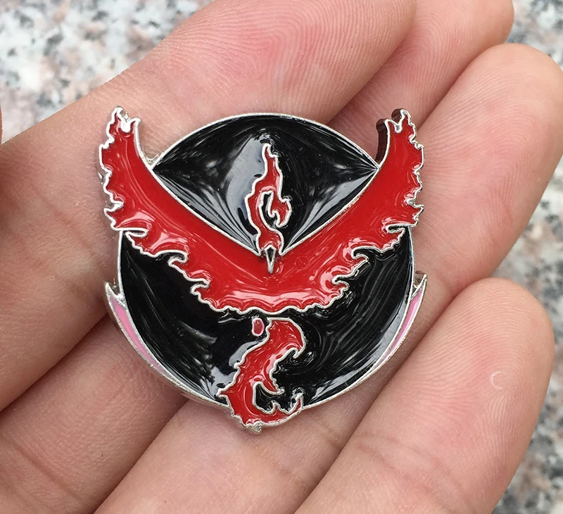 Классические значки Team Mystic Valor Instinct Rocket эмалированная булавка значок на