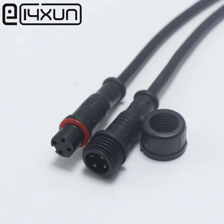 EClyxun 5 пар 4pin светодиодная лента водонепроницаемый разъем Мужской Женский DC