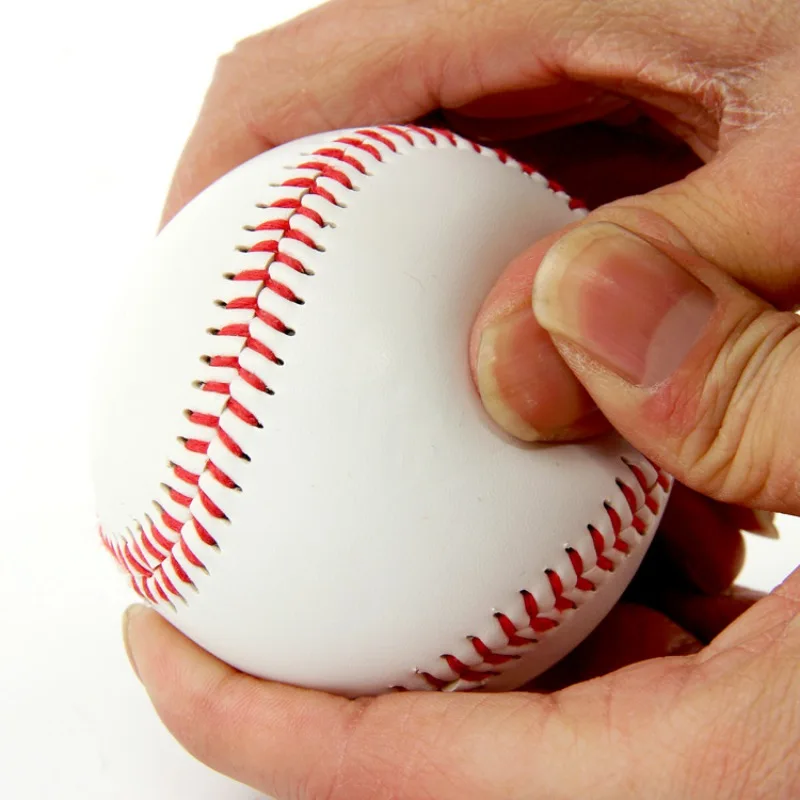 

High quality 9" Handmade Baseballs PVC Upper Rubber Inner Soft Baseball Balls Softball Ball Training Exercise Baseball Balls