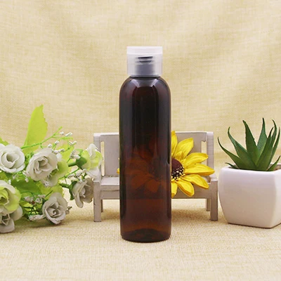 Brown Bottle A 60X5 OZ синий/прозрачный/коричневый круглый флакон для лосьона с легкой откидной крышкой 150 мл дорожный шампунь банки - Цвет: Brown Bottle A