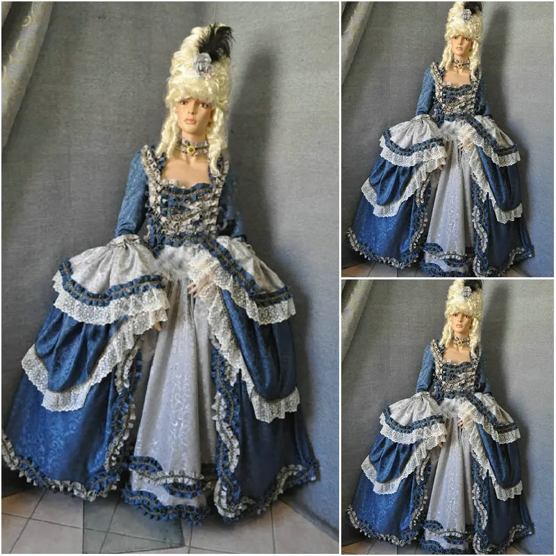 Заказчик Бесплатная доставка! Маскарадное платье Ренессанс винтажные костюмы