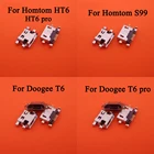5 шт. Для DOOGEE T6 T6 Pro для Homtom HT6 HT6 Pro S99 Micro usb-коннектор с портом Jack для зарядный разъем для подключения док-разъем порт, Запасные детали