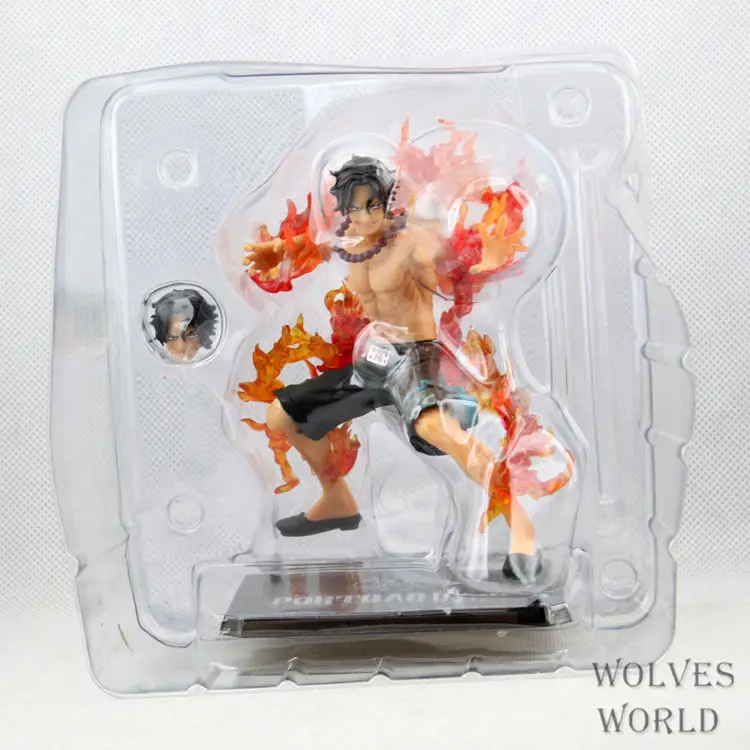 Экшн фигурка Ace из ПВХ Аниме фигурки костра дьявола фрукты детская коллекционная