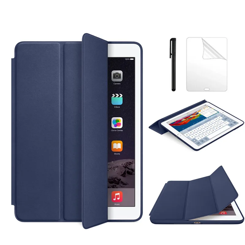 Чехол из искусственной кожи для Apple ipad 6 Магнитная автоматическая подставка сна