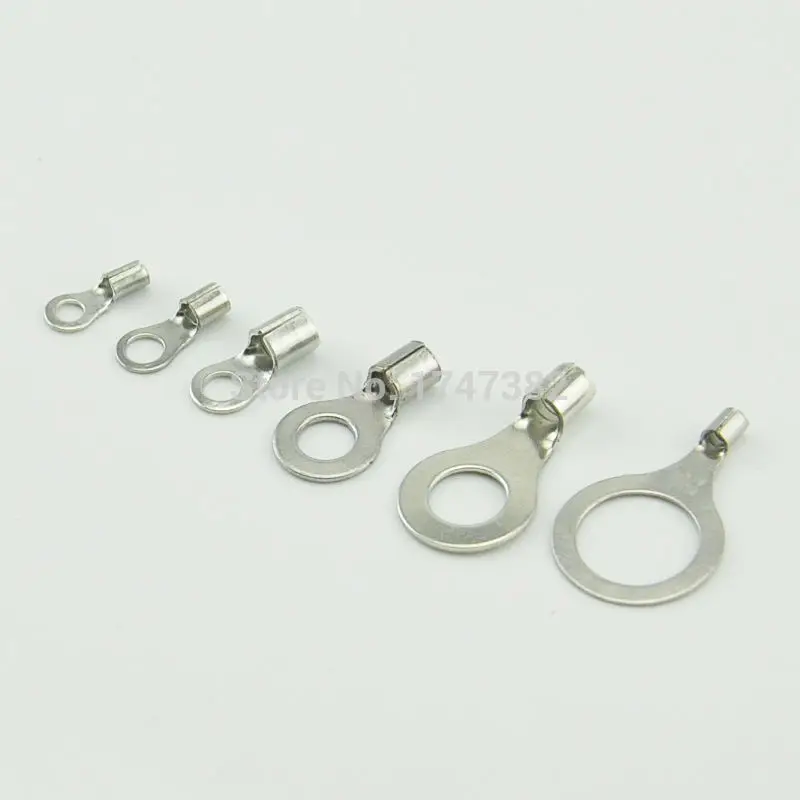 1000 шт RNB5.5-4 неизолированный кольцевой терминал Электрический провод обжимной