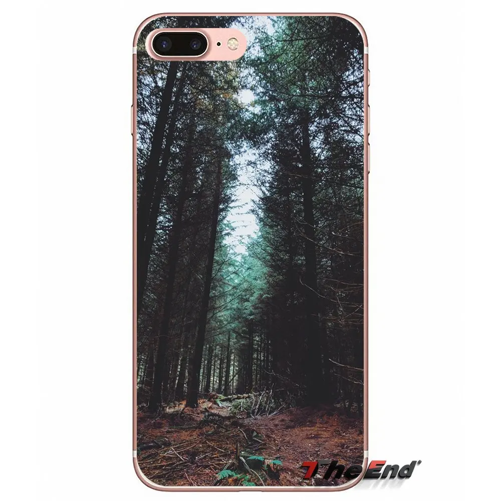 For Huawei G7 G8 P7 P8 P9 Lite Honor 4C 5X 5C 6X Mate 7 8 9 Y3 Y5 Y6 II 2 Pro 2017 Enchanted Forest mysterious TPU Phone Case | Мобильные