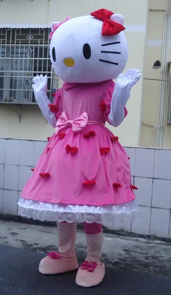 EVA шлем hello Kitty маскоты костюмы из мультфильма Kitty Cat Одежда Рекламные костюмы Хеллоуин вечеринка в честь Дня Рождения