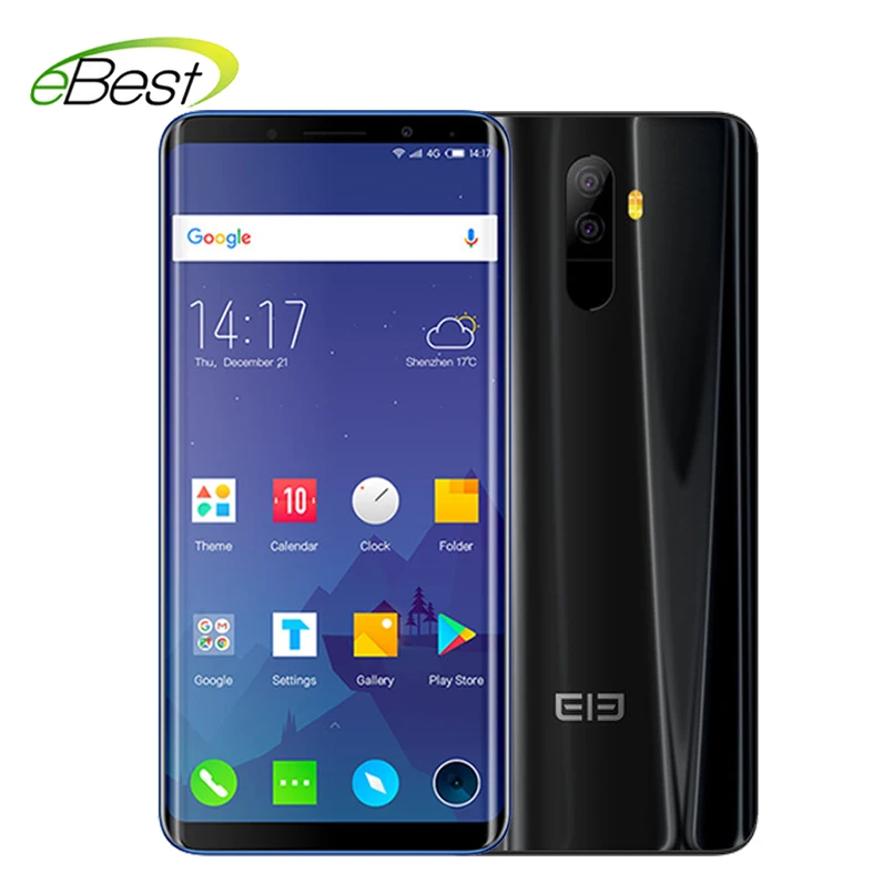 Elephone U 4G мобильный телефон 5,99 дюймов MT6763 Восьмиядерный 6 ГБ 128 ГБ Face ID Android 7,1 13 МП Двойная Задняя камера 4G LTE смартфон