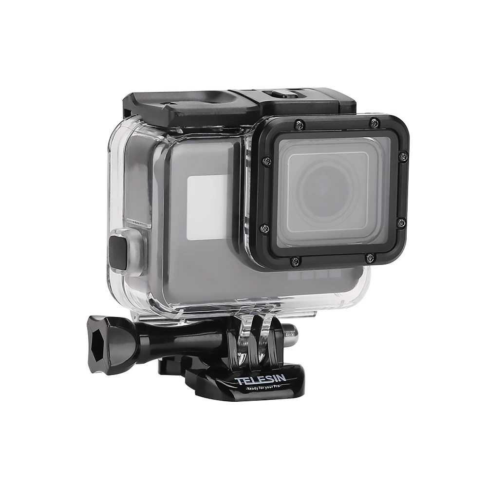 Smochm 45 м подводный корпус водостойкий Чехол + осязаемый чехол для Go pro Hero 5/Hero 6 7