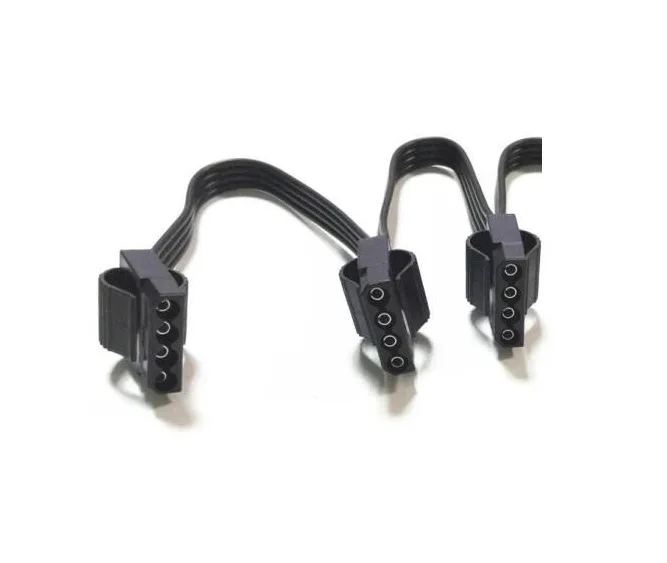 Отправка DHL EMS 6 pin PCI E в 3 IDE Molex 4Pin модульный блок питания адаптер кабель для Corsair PSU