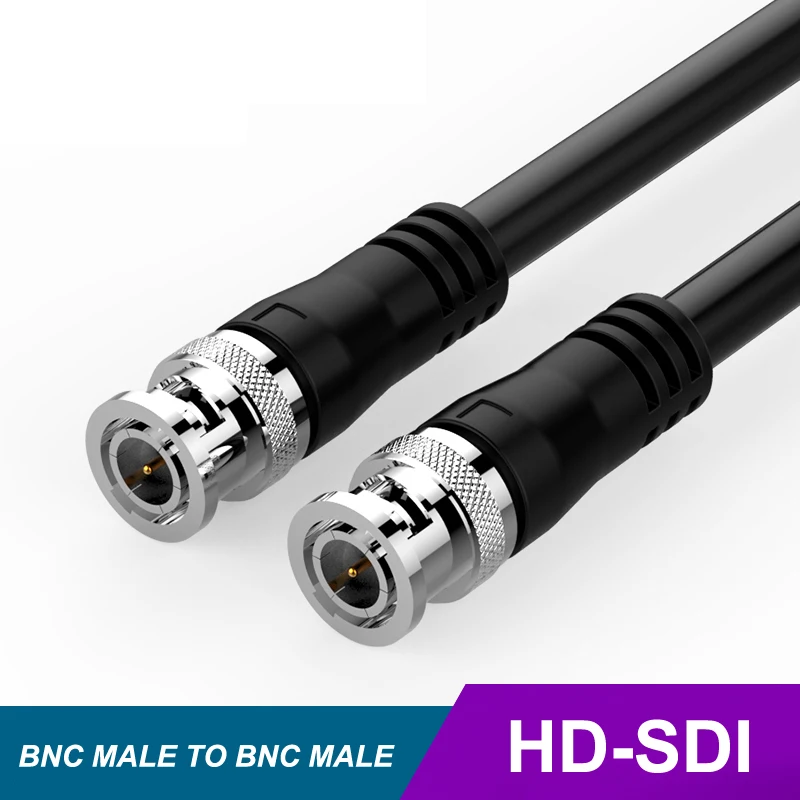 

HD-SDI Cable BNC male to BNC male 75-5 coaxial cable SDI video signal cable camera monitor SDI line Camera RF coaxial line