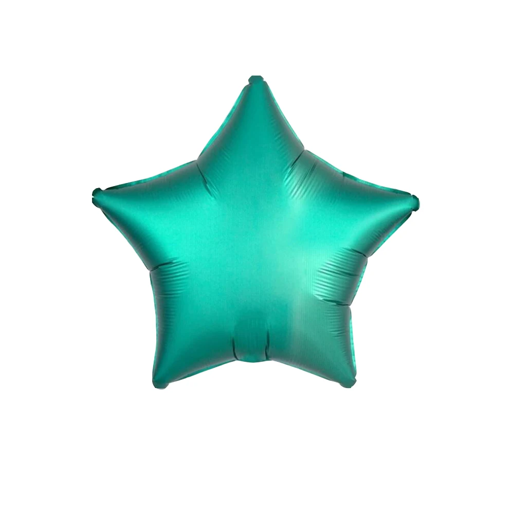 metal tiffany star 1 шт сердце и звезда 18 дюймов красочные фольгированные шары воздушные гелиевые глянцевые металлические цвета воздушные шары "сделай сам" для украшения дня рождения/свадьбы - Цвет: metal tiffany star