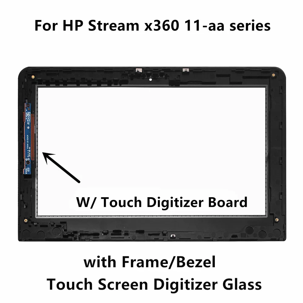 ЖК-кодирующий преобразователь сенсорного экрана в сборе для HP Stream 11-aa053na 11-aa050na