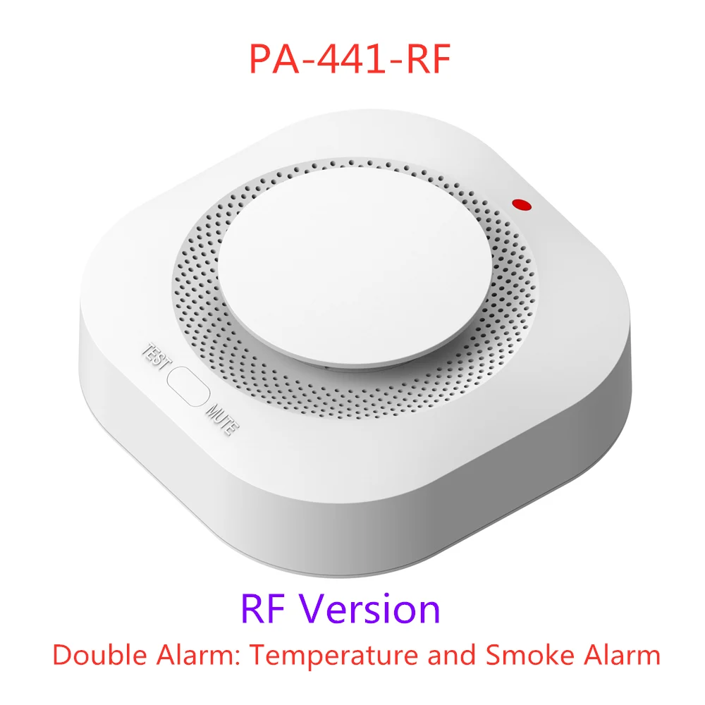 433MHz Independent Auto Dial Voice Wireless WIFI Fire Protection Smoke Detector Portable Alarm Sensors For security Alarm System