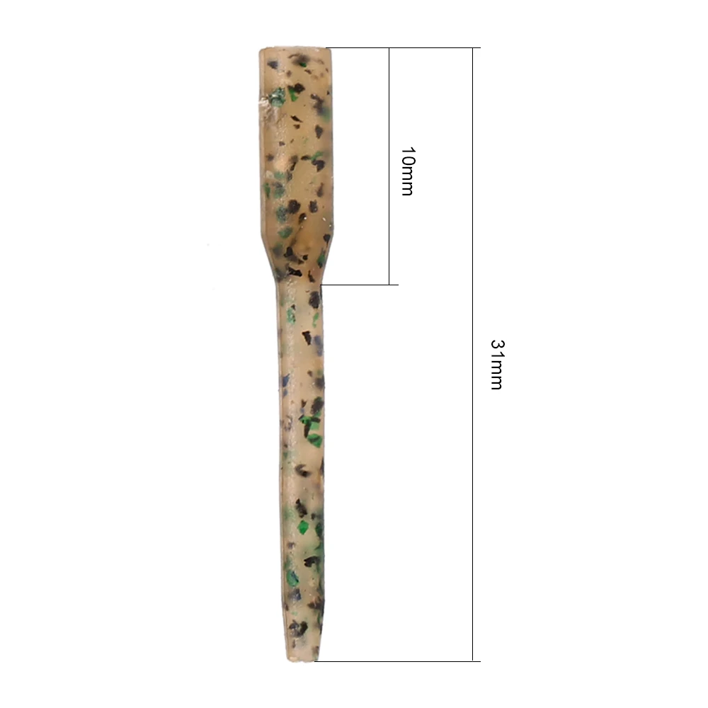 10 шт. короткие/длинные резиновые мягкие анти-спутывающиеся втулки для ловли