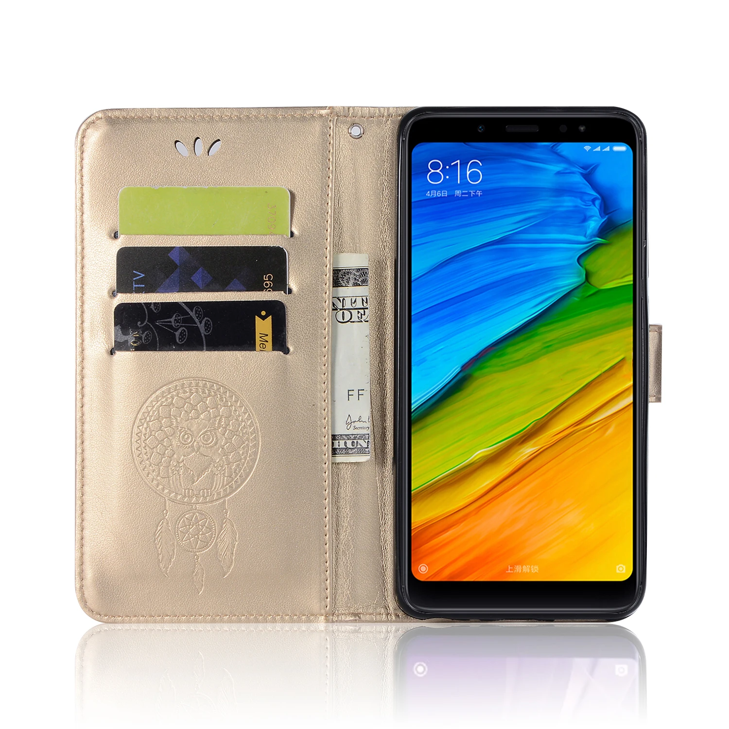 Xiaomi Redmi Note 5 Pro Чехол для Note5 глобальная версия Флип кожаный чехол-бумажник