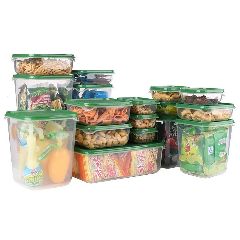 Бытовой crisper 16-piece холодильник ящик для хранения многофункциональный ящик для хранения Набор Пищевых продуктов контейнеры кухонный Органайзер