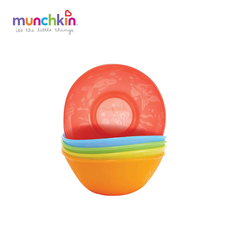 Munchkin baby Комплект для кормления 5pk Multi Plates & bowls малыши Soft Tip ложки детей 6