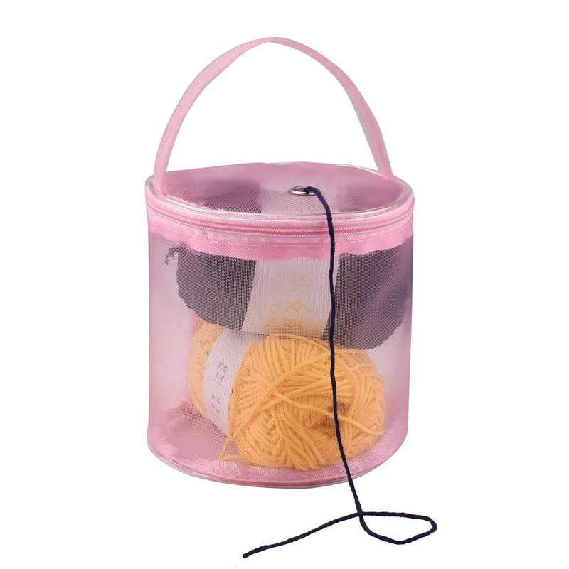 

KOKNIT Mesh Bag DIY Hand Weaving Tools Yarn Storage Knitting Bag Organizer Hollow Yarn Bag Crochet Thread Storage Mesh Holder