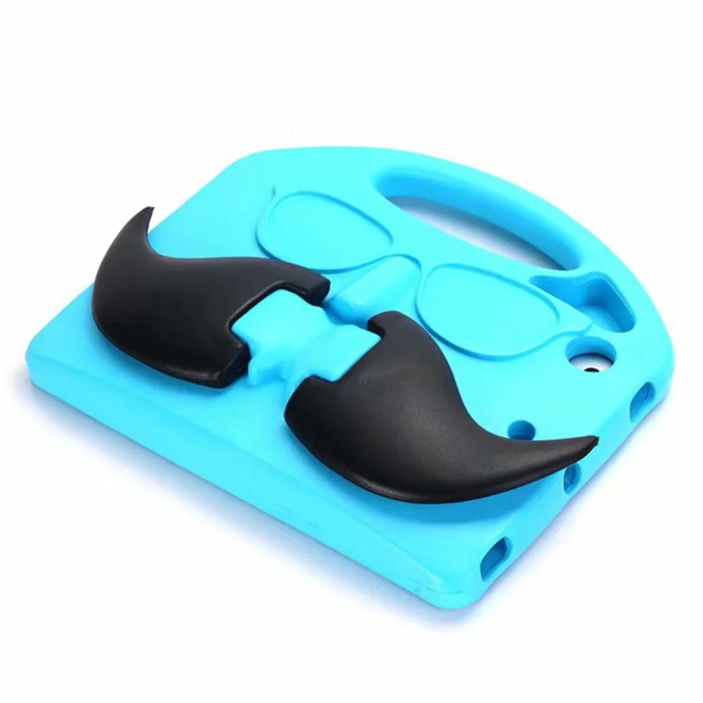 

Case For iPad mini 1 / 2 / 3 / 4 EVA Full Shockproof 3D Moustache Stand Kids Tablet Cover For iPad mini 1/2/3/4 Protective Case