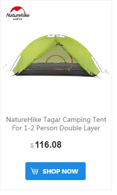 Naturehike Однослойная 20D силиконовая нейлоновая ткань 5-8 человек большие праздничные шатры беседка для отдыха на природе семьи кемпинга путешествия пикника