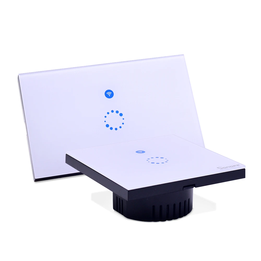 Интеллектуальный выключатель света Sonoff сенсорный US/EU штекер настенный Wifi