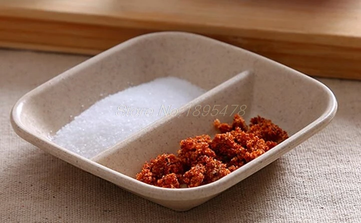 

100pcs/lot Creative Home Colored Plate Dessert Plate Flavored Dish Japanese Tableware Plastic Tray