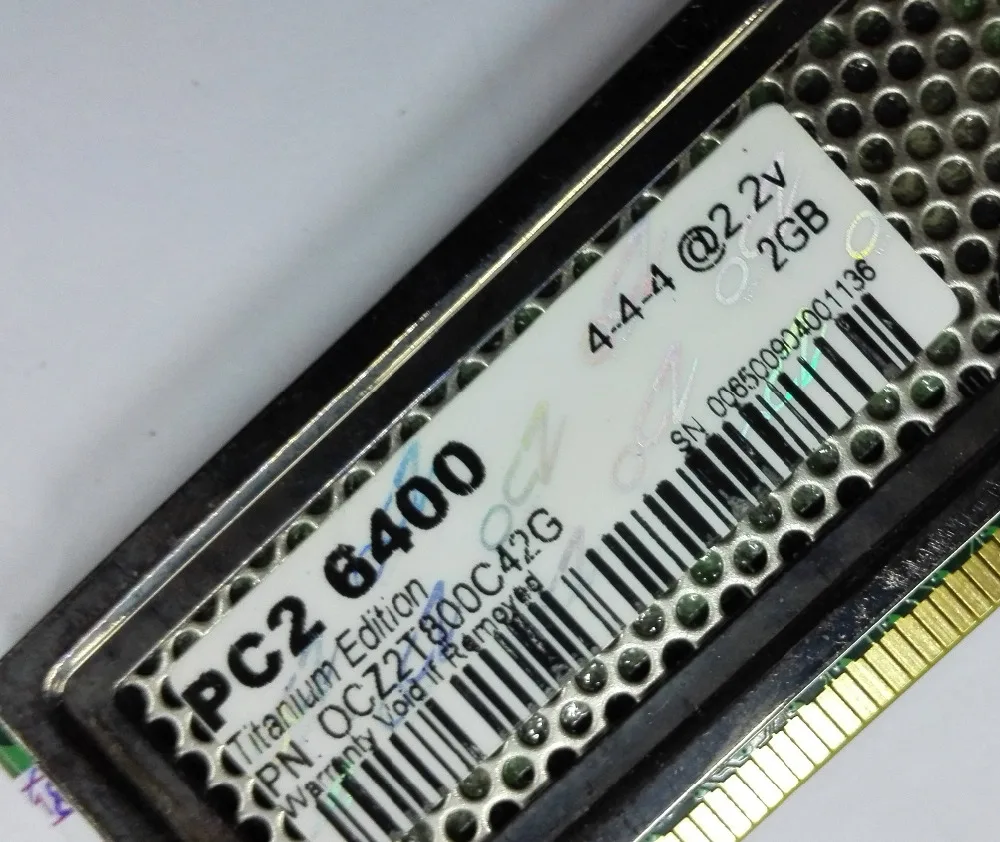 Бесплатная доставка SKHYSUNG Titanium Edition 2 ГБ/4 ГБ (2GBx2)/8 (2GBx4) Комплект DDR2 800 МГц OCZ Памяти