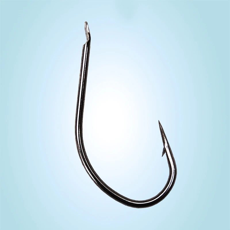 10 шт./лот Pesca углеродистая сталь глазый Рыбный крючок колючий 3#-12# в нахлыстом рыболовные крючки червячный пруд рыболовный крючок-Приманка Держатель джиг отверстие