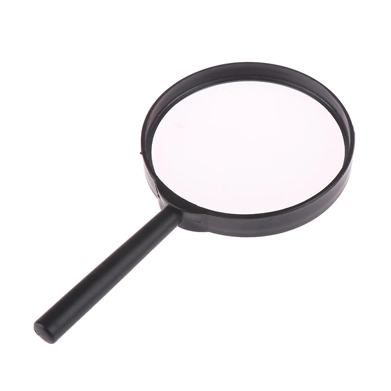 

New 90mm Handheld Magnifier 5X Reading Map Newspaper Magnifying Glass Jewelry Loupe