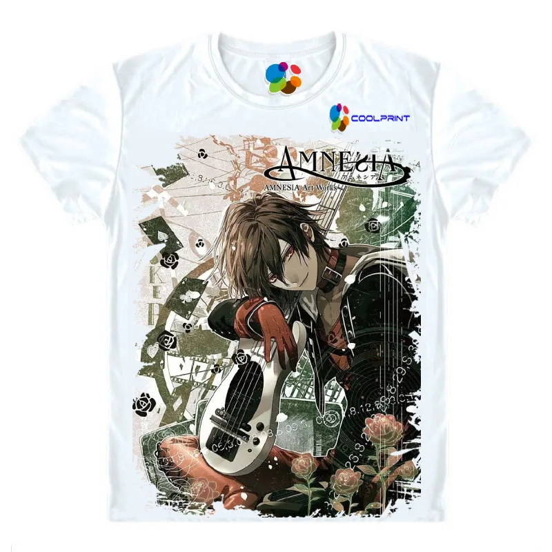 Coolprint Футболка с изображением в стиле аниме футболка AMNESIA мульти стиль короткий