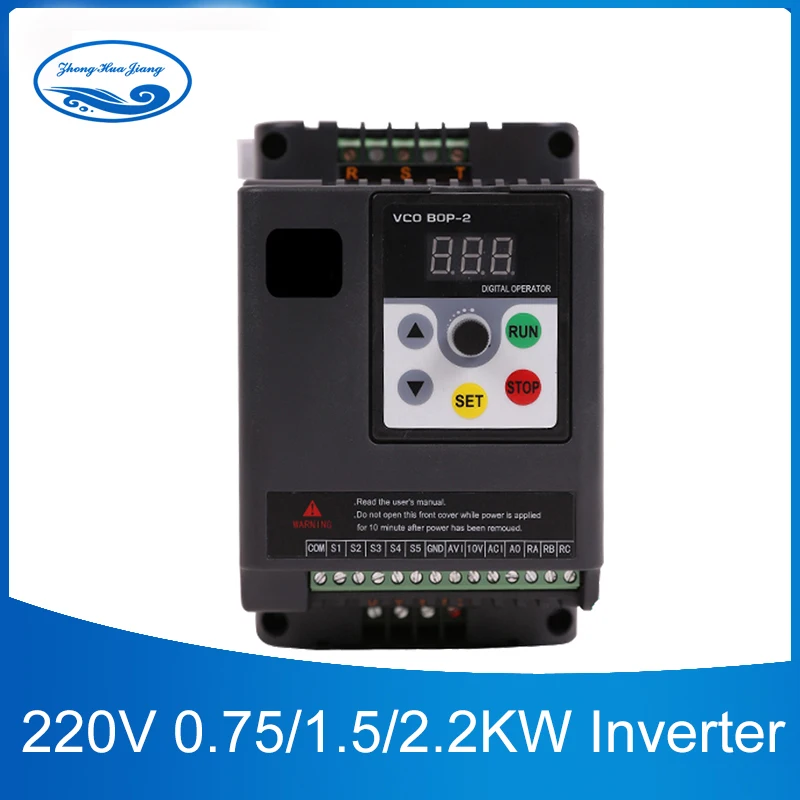 

Новый инвертор 220 кВт/кВт VFD 1P вход 3P выход в мини-преобразователь частоты переменной мощности для шпиндельного двигателя ЧПУ