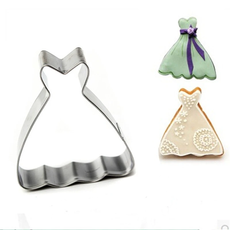 Многофункциональный DIY торт плесень свадебное платье Принцесса печенья торта