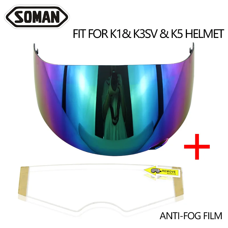 1 шт. мотоциклетный шлем K5 K3SV K1 шлем козырек с анти-непрозрачна пленка Casco щит Capacetes аксессуары и запчасти шлем объектив
