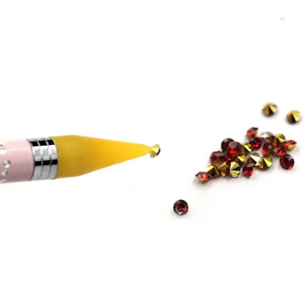 Двухсторонний восковой захват бусины из горного хрусталя точечная Ручка