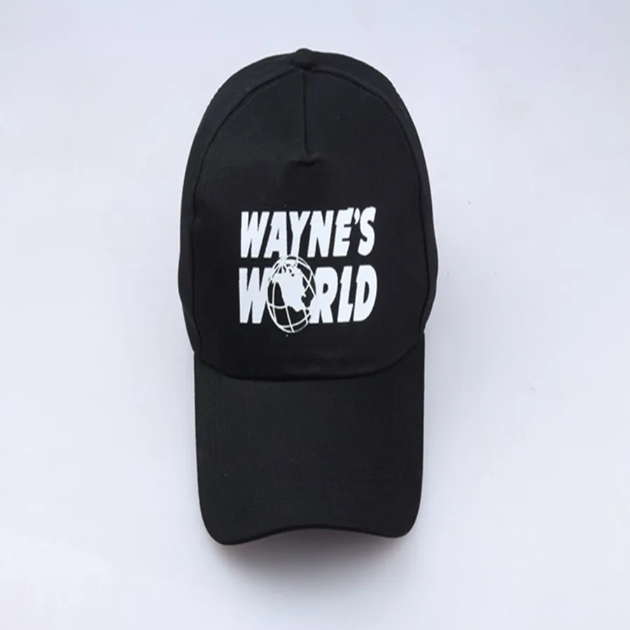 Черные бейсбольные кепки Waynes World, унисекс, хип-хоп шляпа, Солнцезащитная шляпа Waynes's World Hat, костюм, сетчатые шапки, Дальнобойщик, папа