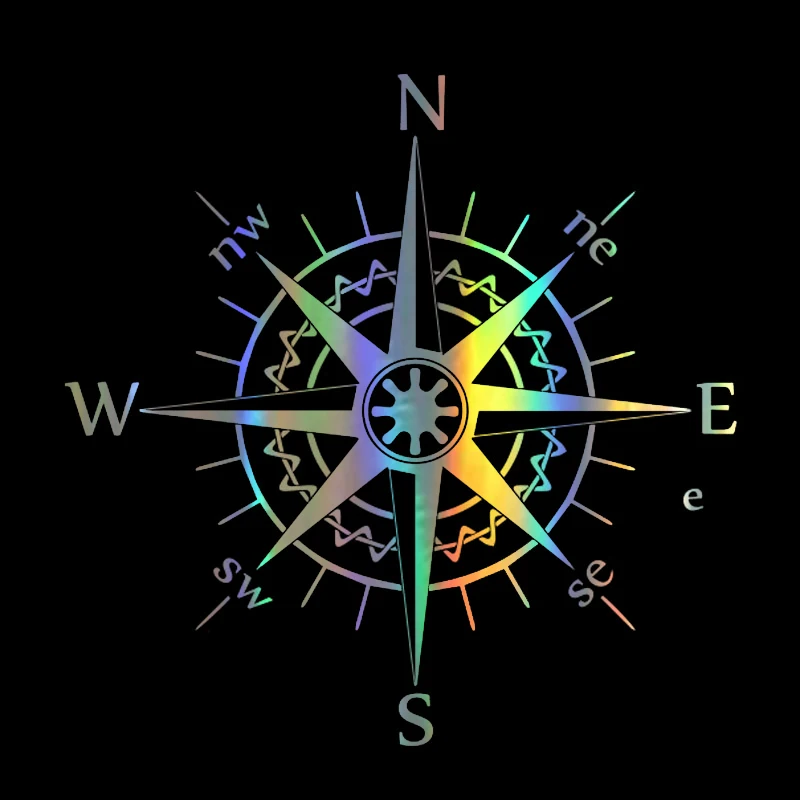 Автомобильная Виниловая Наклейка 16 см * NSWE Compass Wind Rose Bardian забавная наклейка