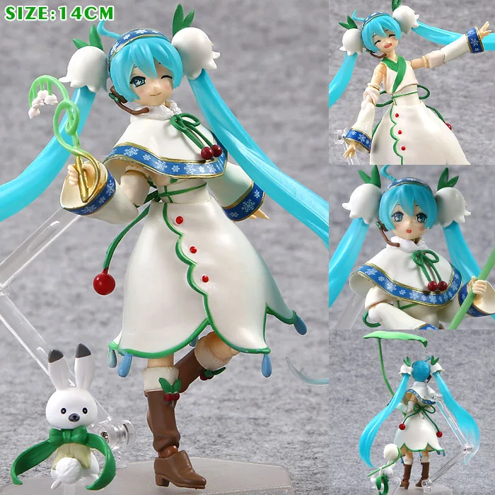 Бесплатная доставка 5 &quotволкалоид Хатсуне МЕКУ Белл вер. В коробке 13 см ПВХ