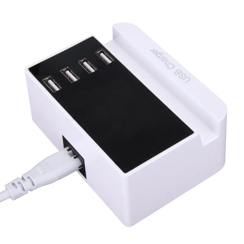Универсальный 4USB порт Смарт USB зарядное устройство адаптер со светодиодным дисплеем расширение Универсальный адаптер для путешествий планшет настенное зарядное устройство розетка питания