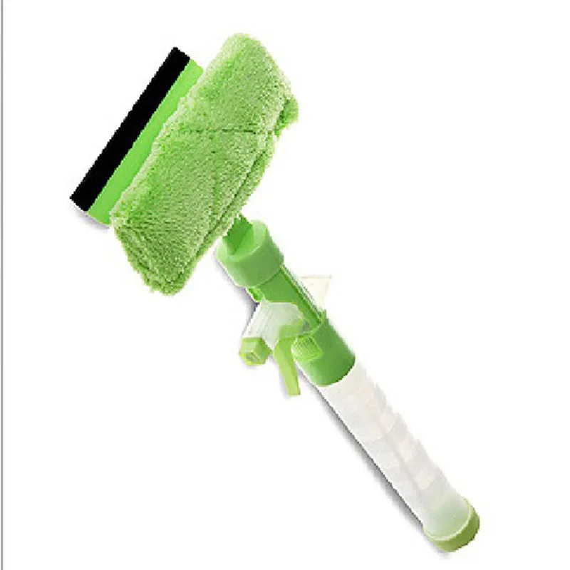Window Glass Cleaning Scrubber Long Hand Cleaner Brush For Washing Windows Plastic Spray Water Household Multifunction F1227 - Цвет: as picture