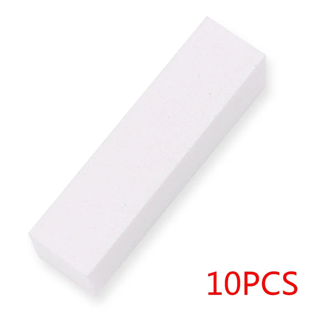 

10pcs/lot White Buffing Sanding Files Block Pedicure Manicure Care Nail Art Buffer Polish Nail File Nail Art Tips UV Gel Polish