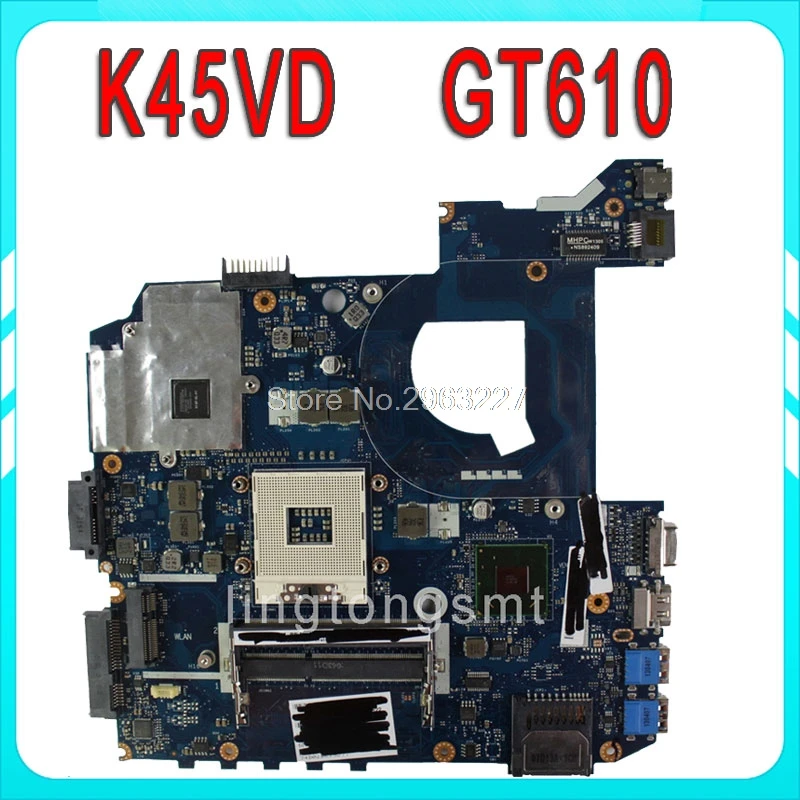 K45VD материнская плата QCL40 LA 8221P REV1.0 GT610M 2G для For Asus A85V K45VS K45VM ноутбука плата|geforce 610m|pga