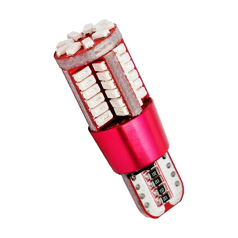 100 шт. Автомобильные светодиодные лампы T10 W5W 57SMD для паркосветильник 57 SMD